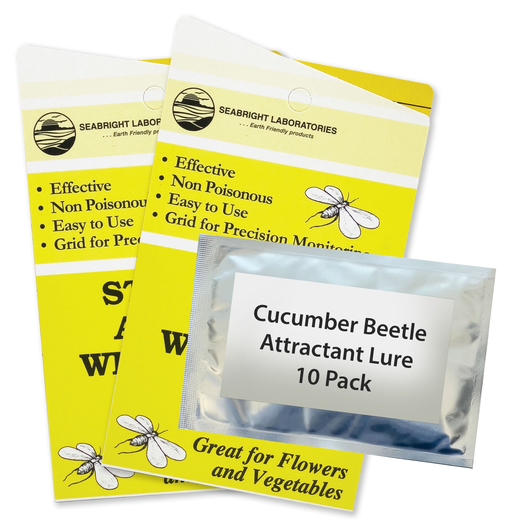 Cucumber Beetle Kit - 10 Cucumber Beetle Lure & 10 Yellow Sticky Trap