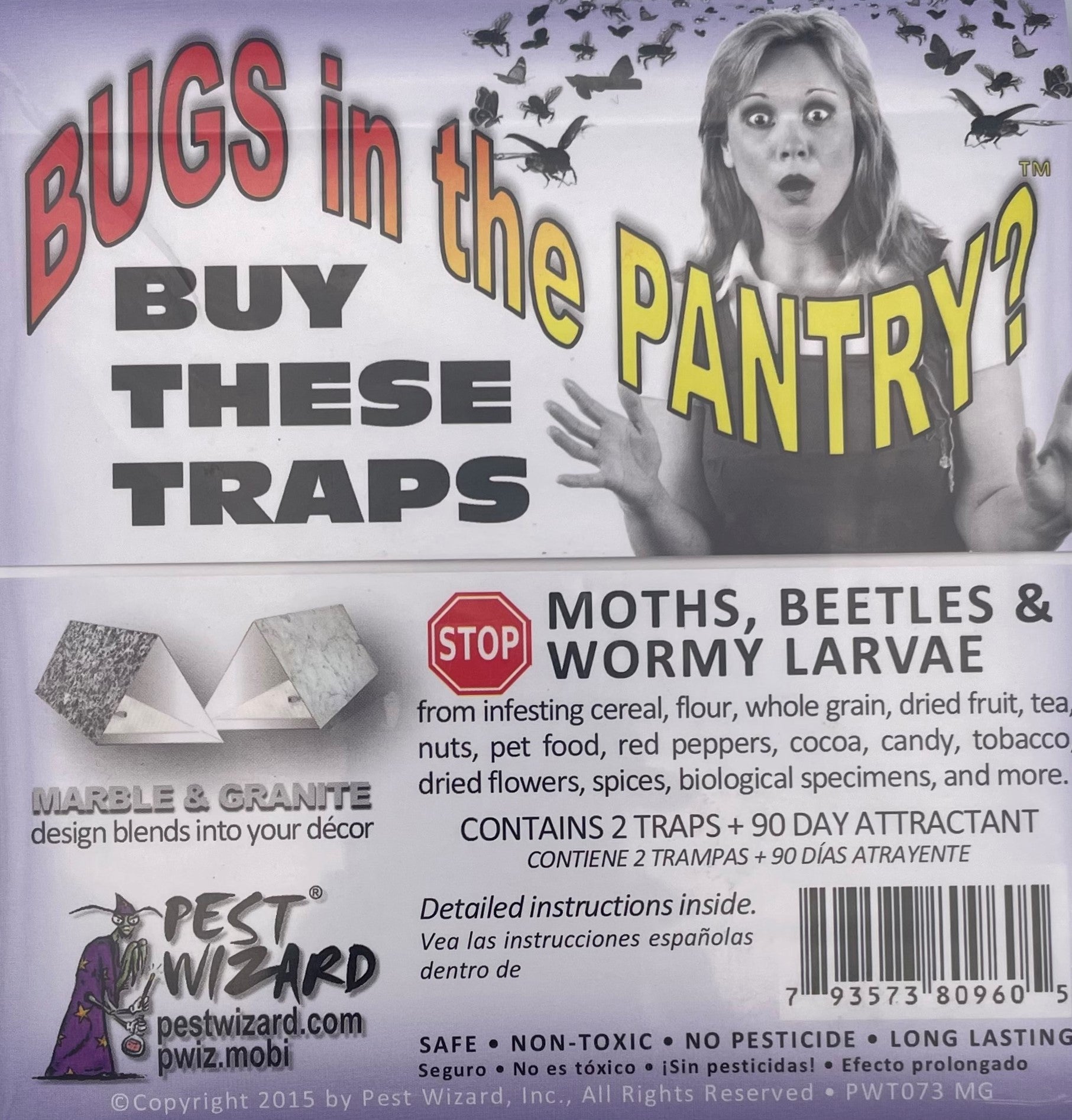 Pest Wizard Bugs in the Pantry Trap Kit - 2 Pack