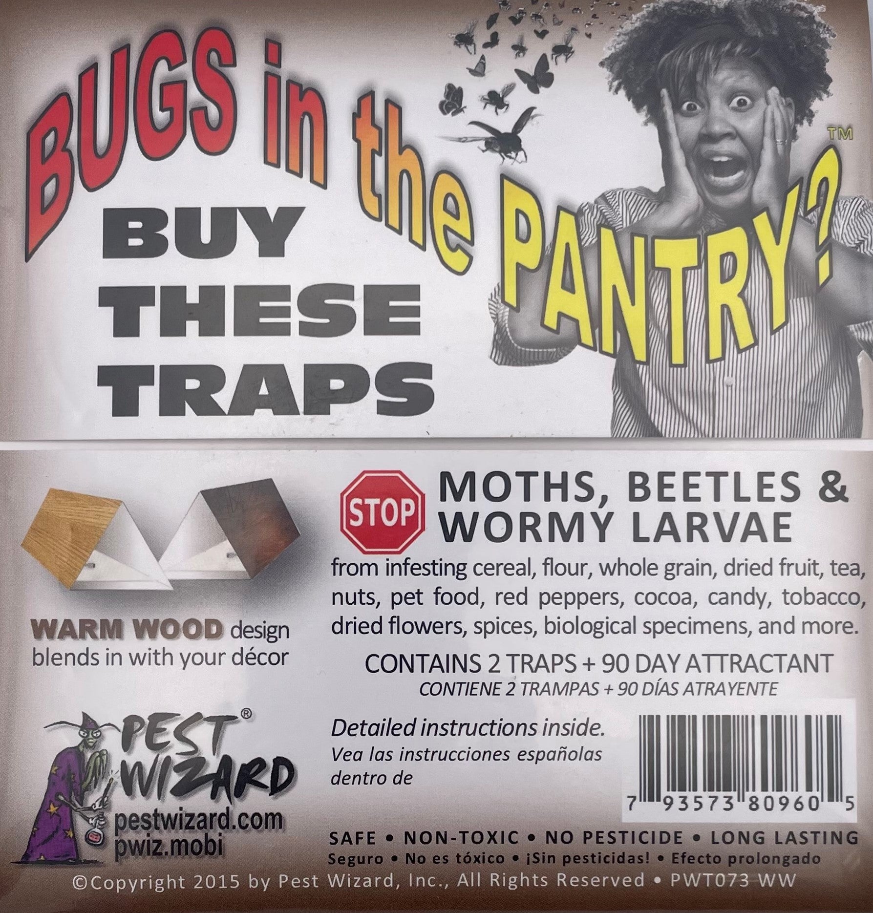 Pest Wizard Bugs in the Pantry Trap Kit - 2 Pack