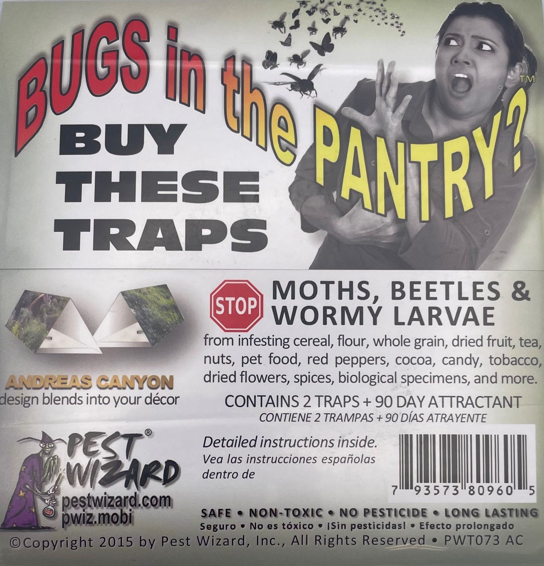 Pest Wizard Bugs in the Pantry Trap Kit - 2 Pack