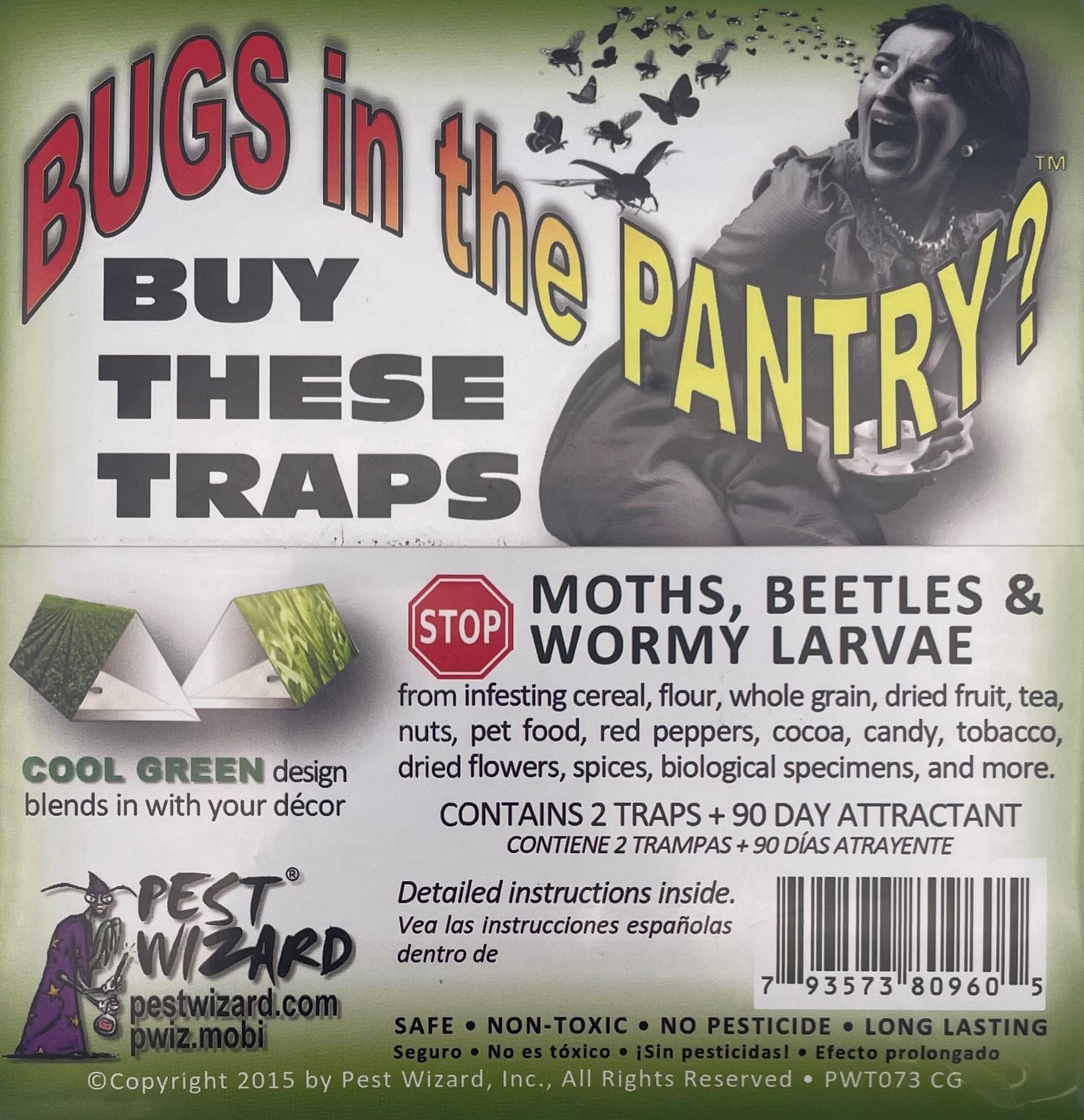 Pest Wizard Bugs in the Pantry Trap Kit - 2 Pack