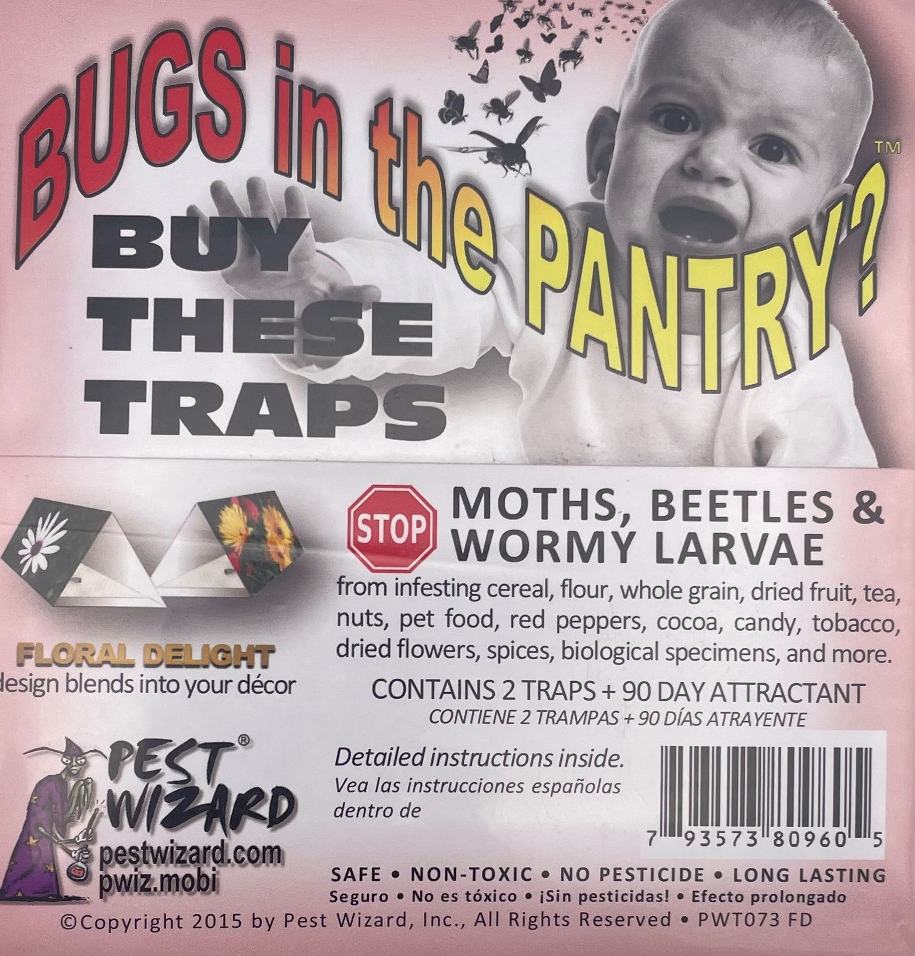 Pest Wizard Bugs in the Pantry Trap Kit - 2 Pack