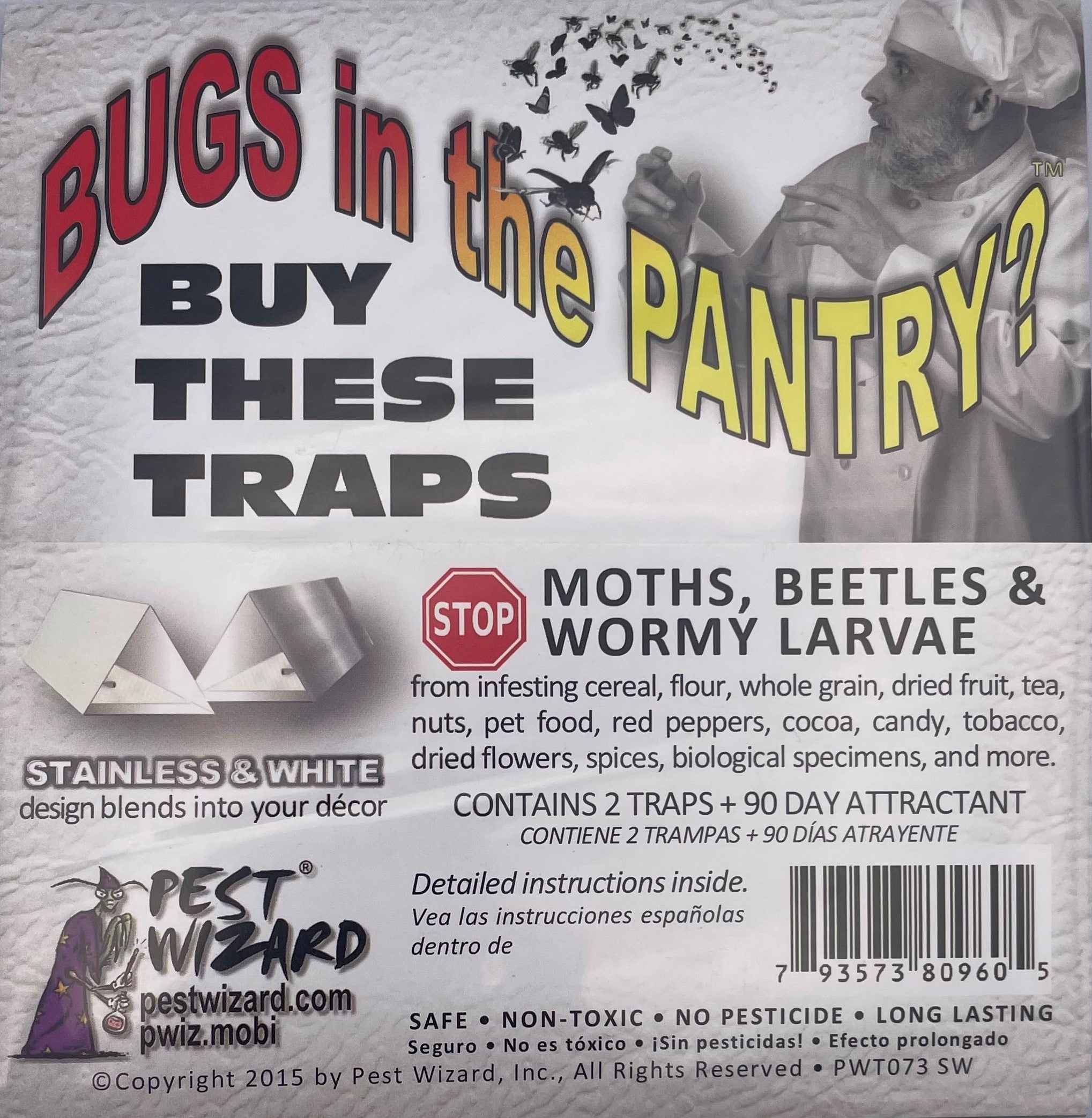 Pest Wizard Bugs in the Pantry Trap Kit - 2 Pack