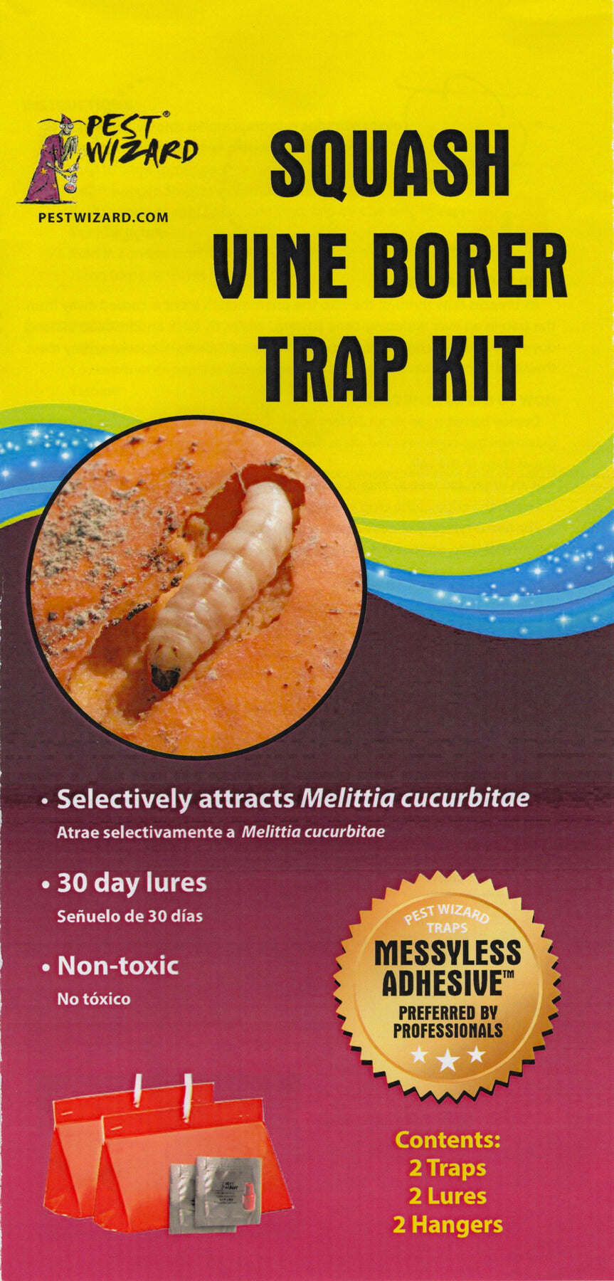 Pest Wizard Squash Vine Borer Trap Kit - 2 Pack