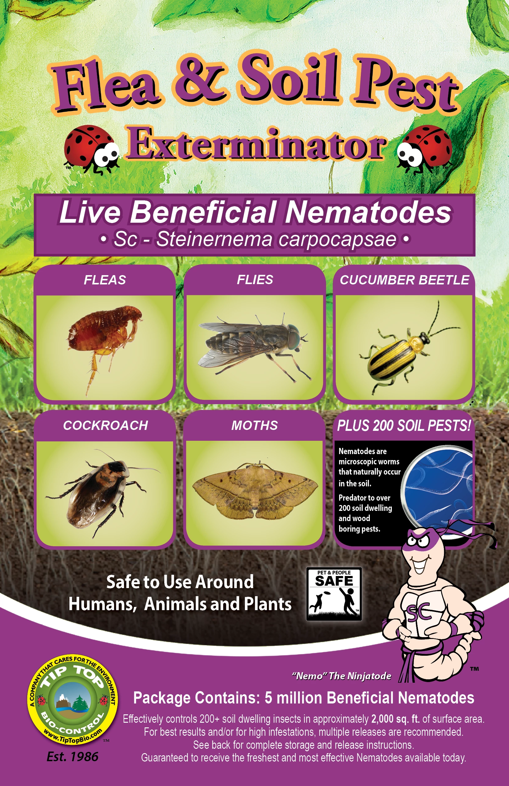 Flea & Soil Pest Exterminator - Sc Nematodes