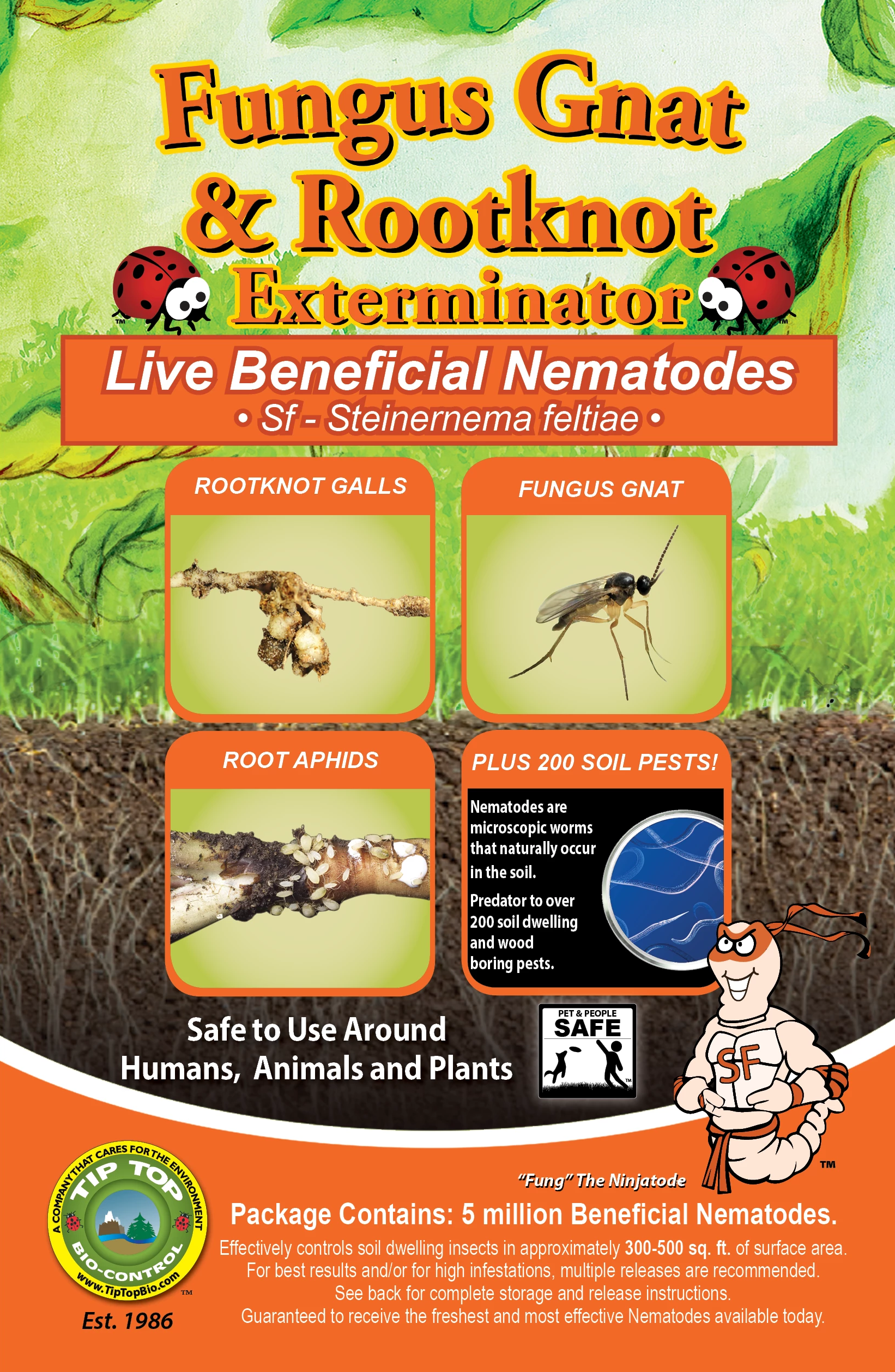 Fungus Gnat Exterminator - Sf Nematodes