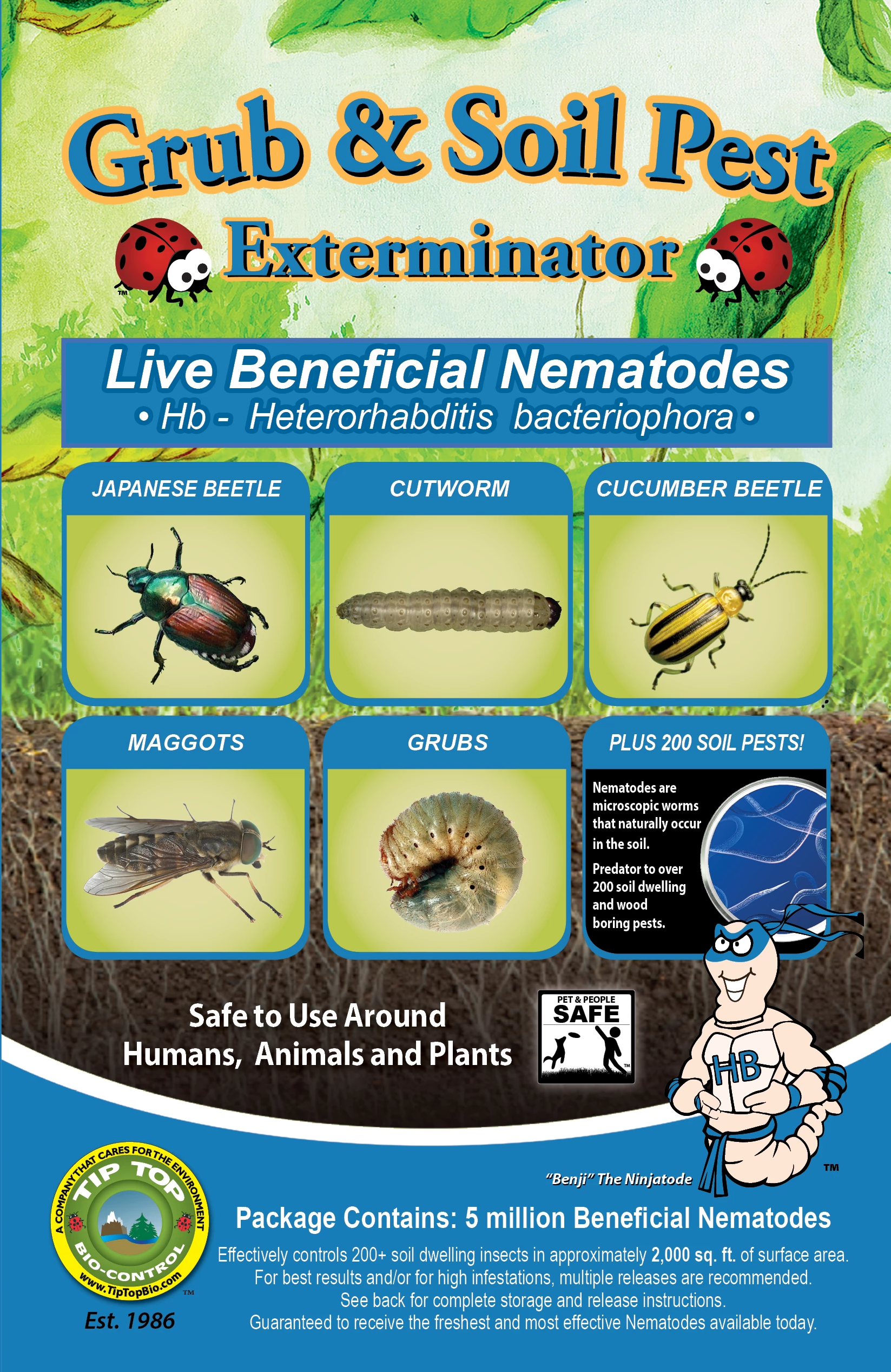 Grub & Soil Pest Exterminator - Hb Nematodes