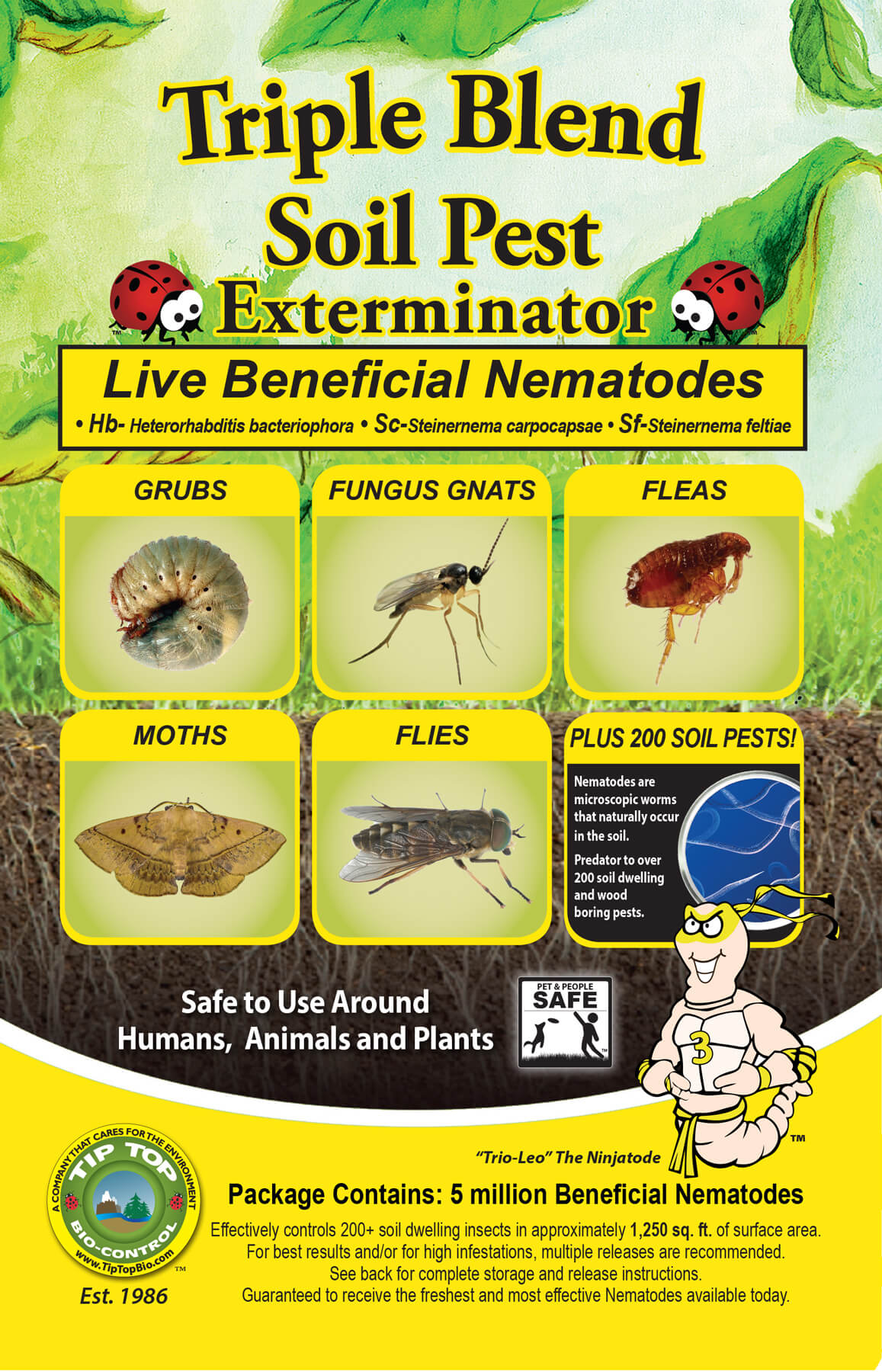 Triple Blend Exterminator - Soil Pest Control