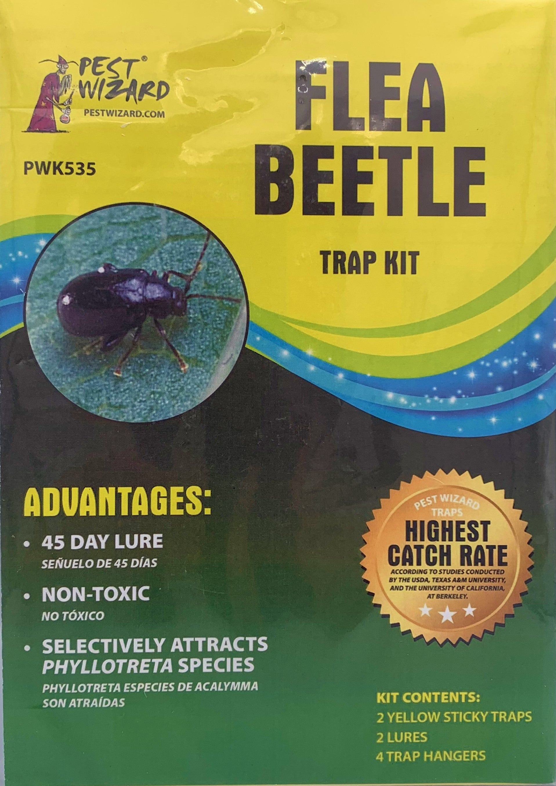 Pest Wizard Flea Beetle Trap Kit - 2 Pack